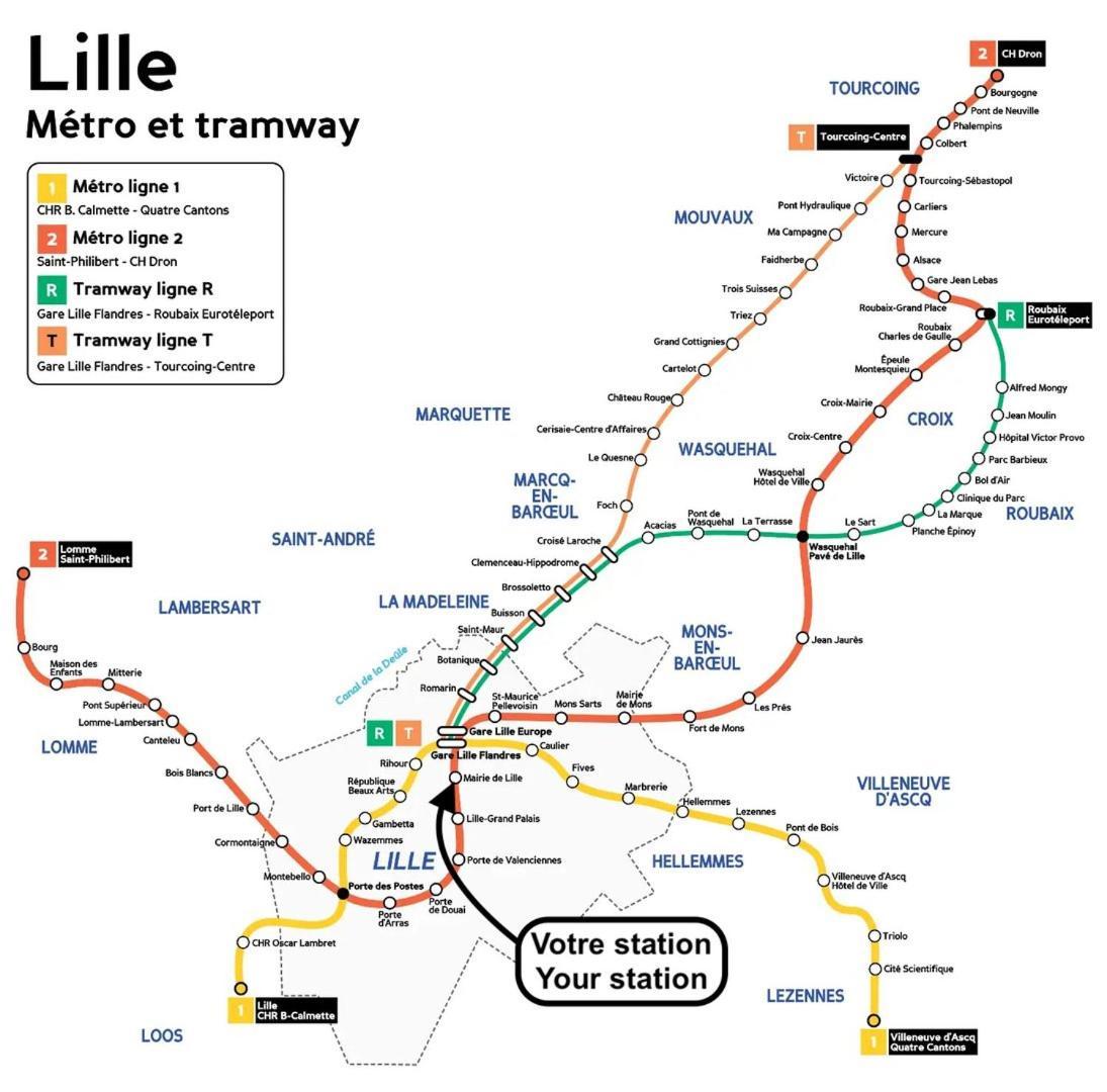 Lille Centre - Superb Bright Apartment Parking Luaran gambar